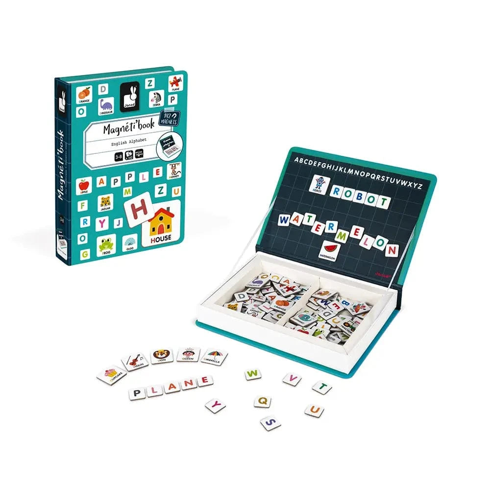 English Alphabet Magneti'book Janod Lil Tulips
