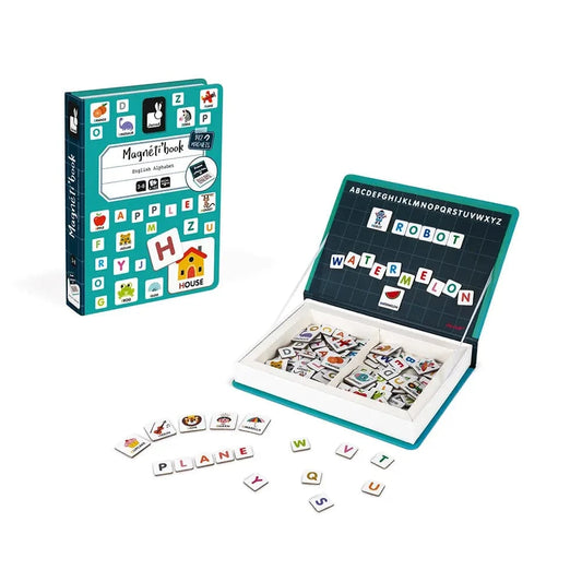 English Alphabet Magneti'book Janod Lil Tulips