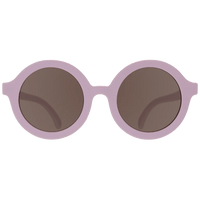 Euro Round Playfully Plum Kids Sunglasses with Amber Lens Babiators Lil Tulips