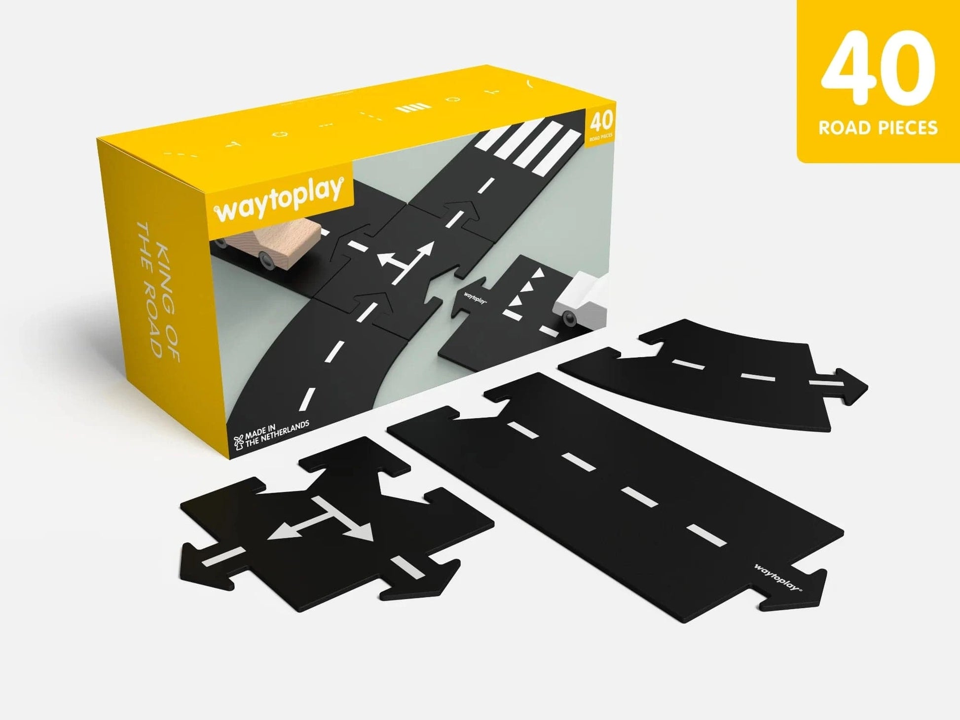 Extra Long Flexible Road Set - Waytoplay King of the Road waytoplay Lil Tulips
