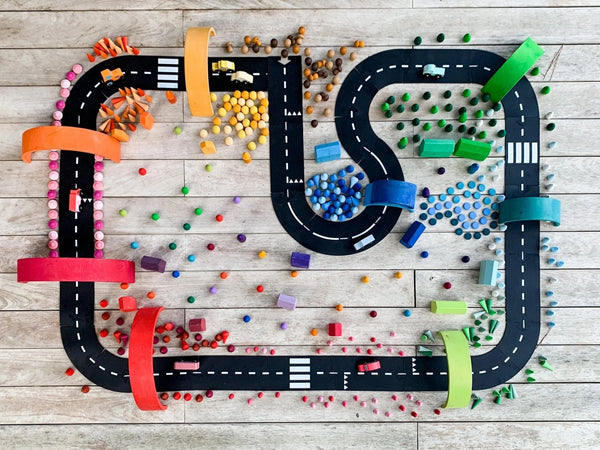 Extra Long Flexible Road Set - Waytoplay King of the Road waytoplay Lil Tulips