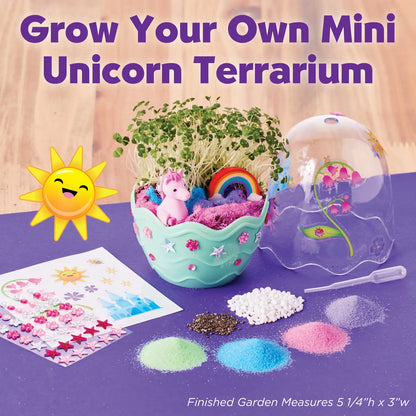 Grow A Mini Garden – Unicorn - Diy Craft Kit For Kids