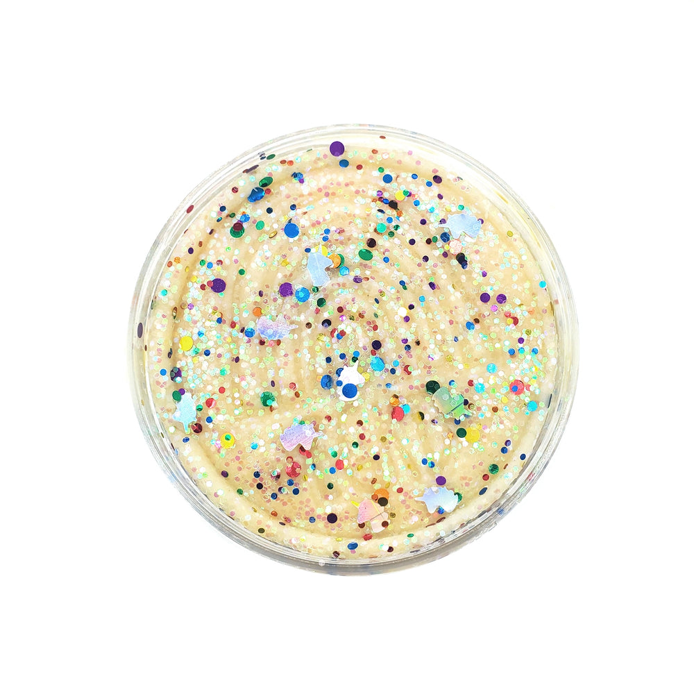 Vanilla Buttercream Rainbow Glitter Half Pound Sensory Play Dough