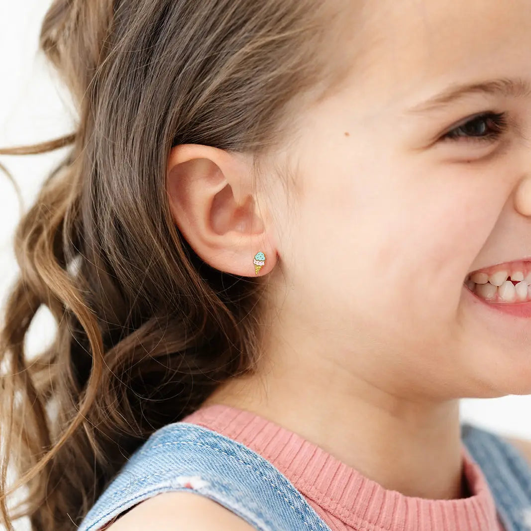 Ice Cream Flat Back Earrings