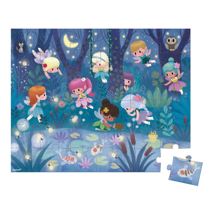 Fairies & Waterlilies Puzzle - 36 Pcs Janod Lil Tulips