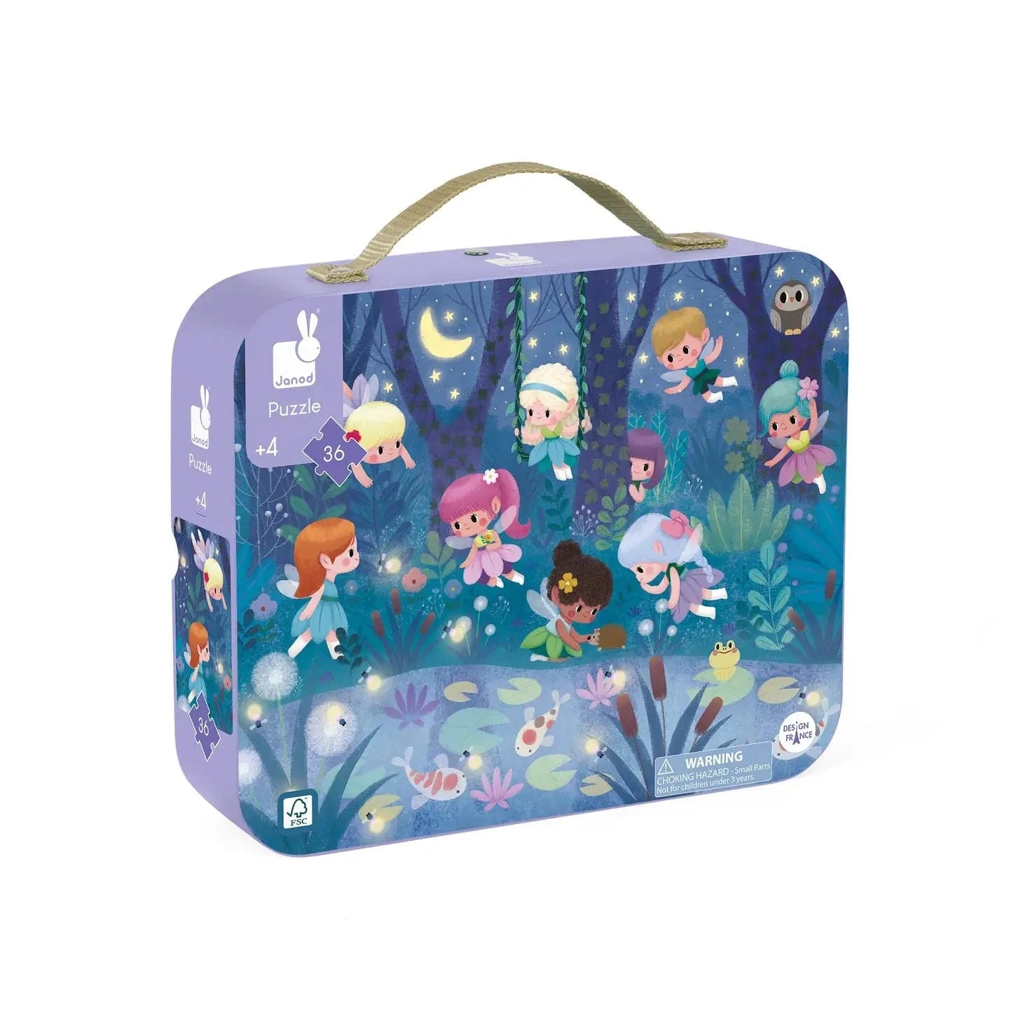 Fairies & Waterlilies Puzzle - 36 Pcs Janod Lil Tulips