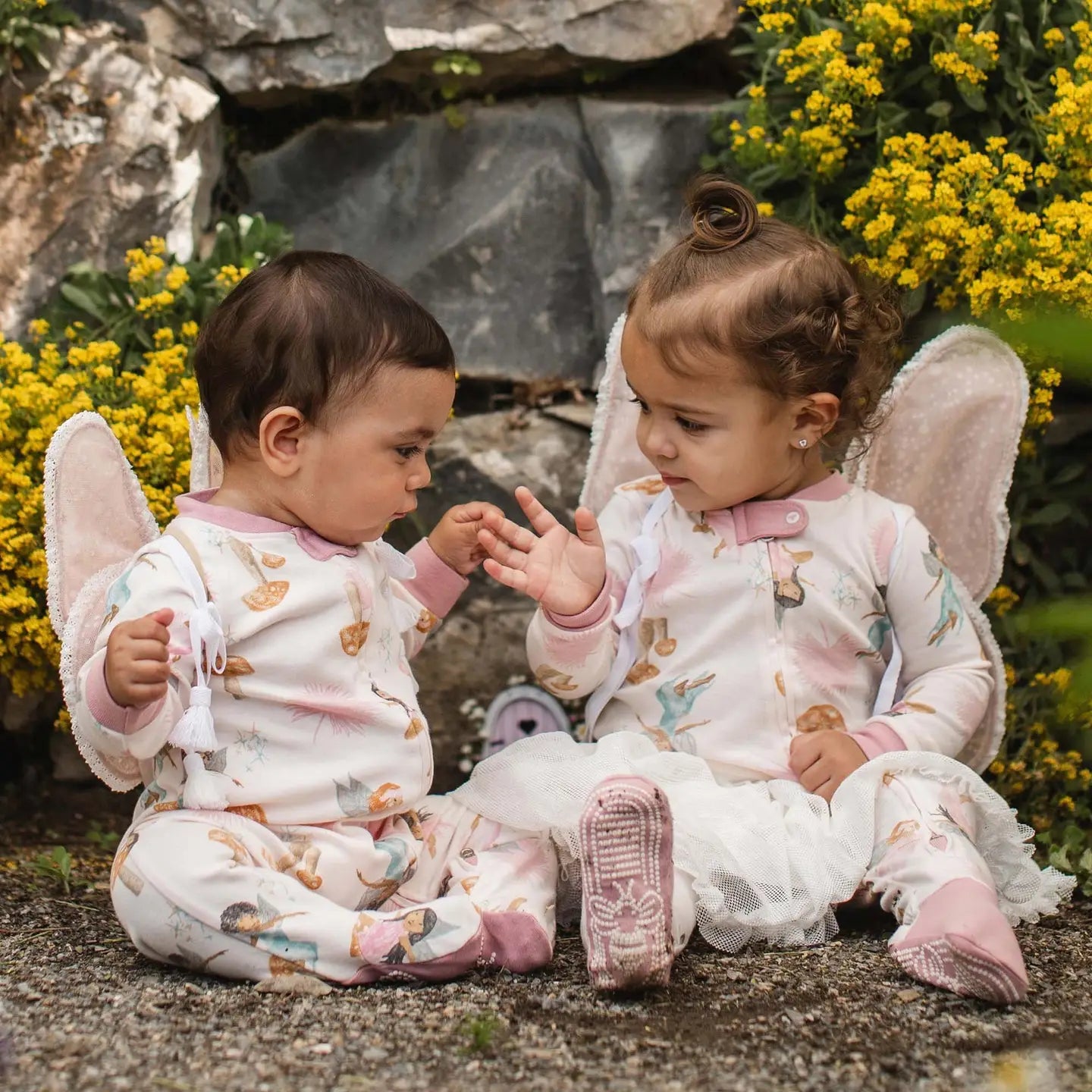 Fairy Garden Organic Cotton Sleep & Play Burt's Bees Baby Lil Tulips