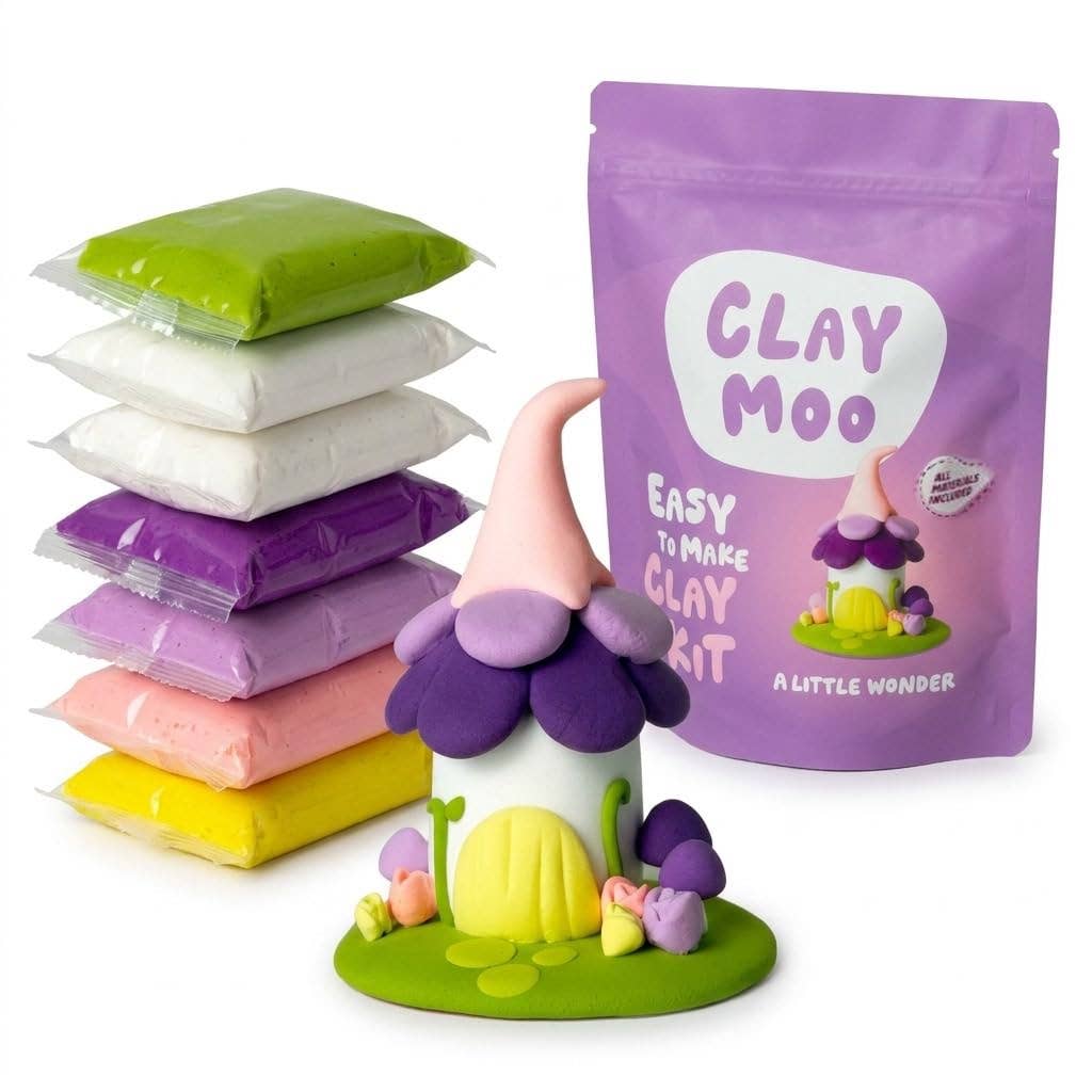 Fairy House Clay Crafting Kit Default Claymoo Lil Tulips