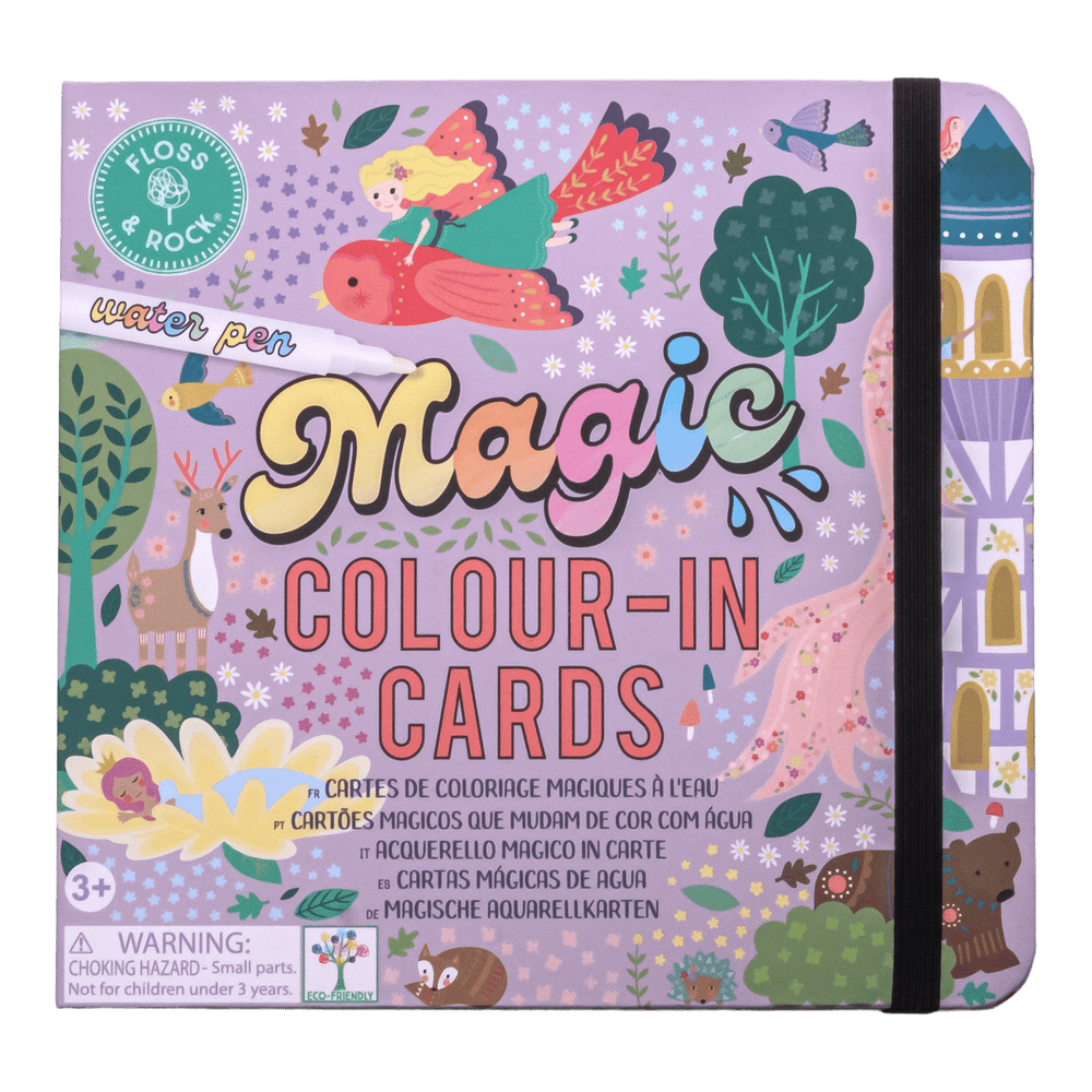 Fairy Tale Water Magic Pen & Color-In Cards Floss and Rock Lil Tulips