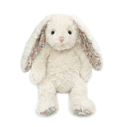 Faith Cream Floral Bunny Plush Toy MON AMI Lil Tulips