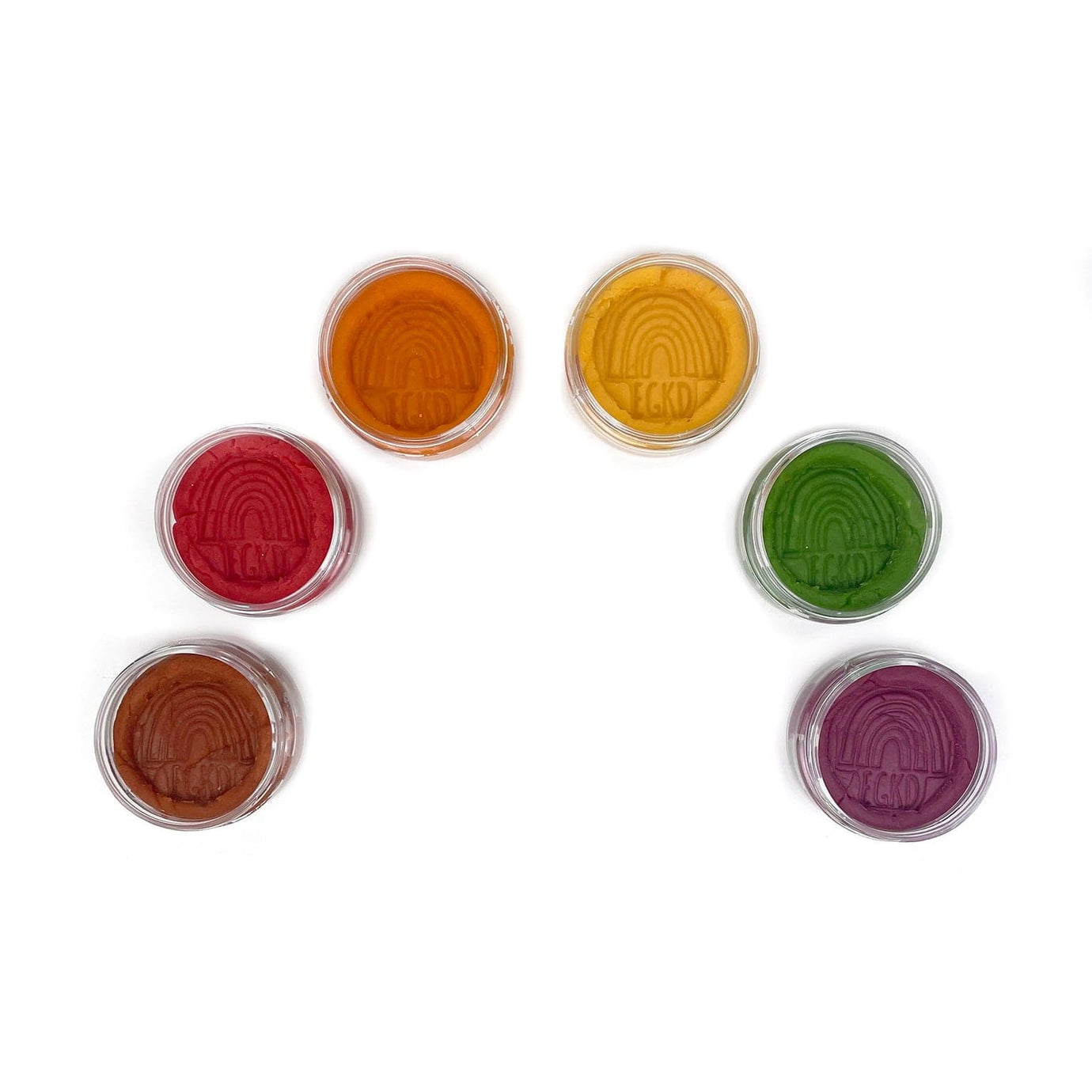 Fall Mini Rainbow Sensory Play Dough Earth Grown KidDoughs Lil Tulips