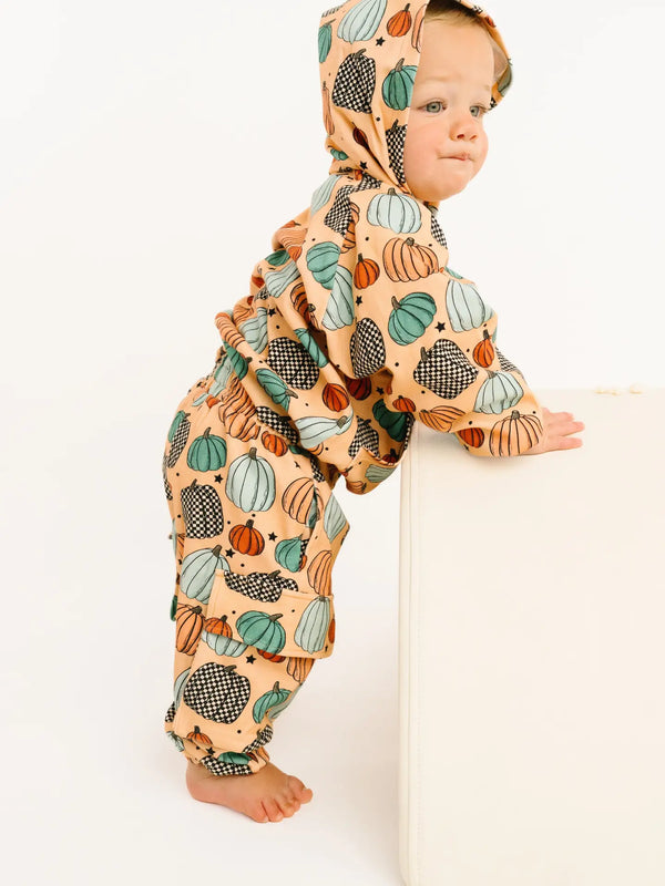 Falling For Pumpkins Cargo Hoodie Set Little One Shop Lil Tulips