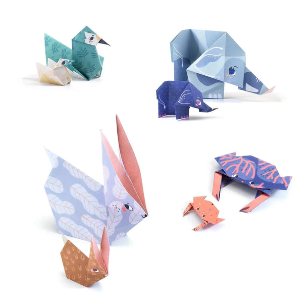 Family Origami Paper Craft Kit Djeco Lil Tulips