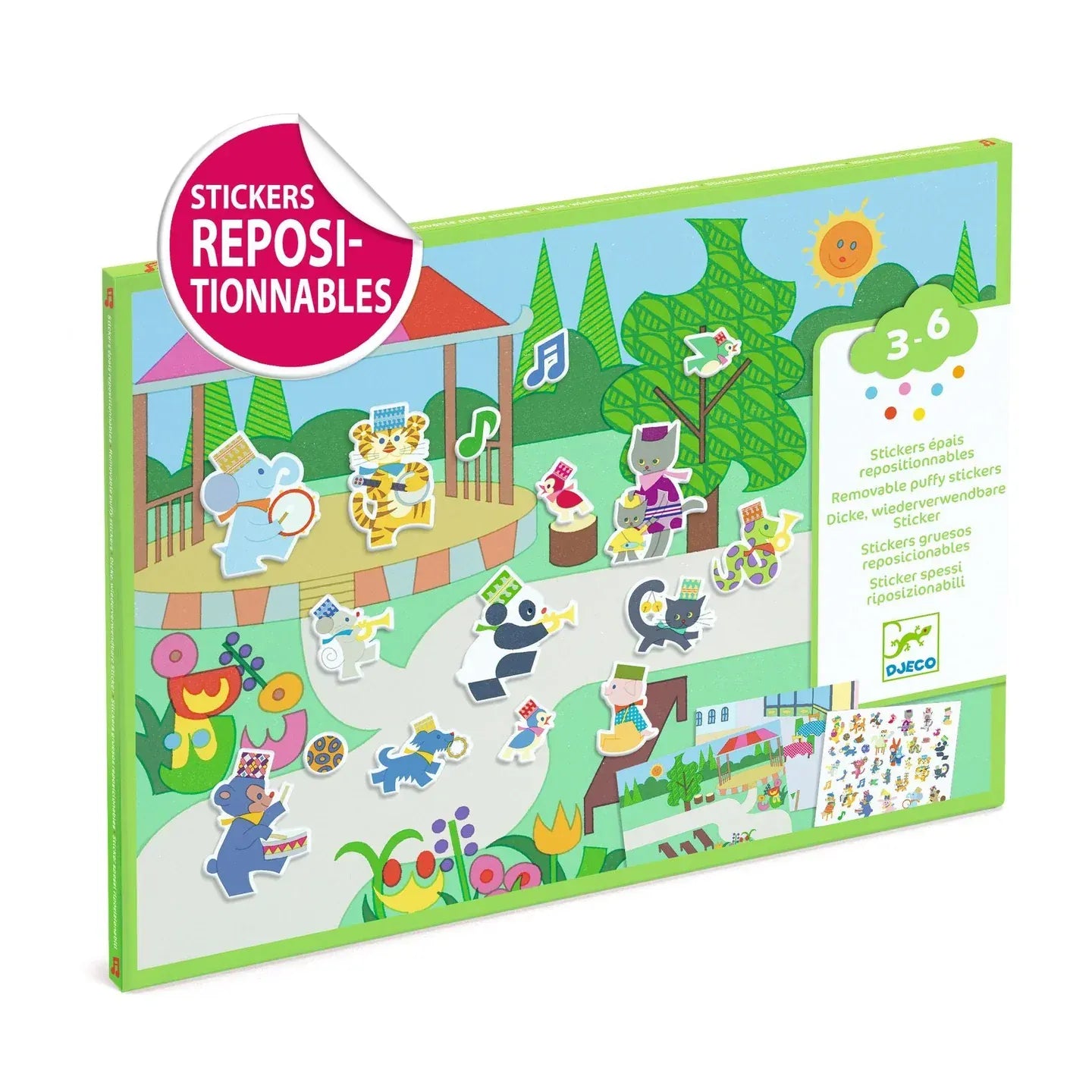 Fanfare Repositionable Stickers Djeco Lil Tulips