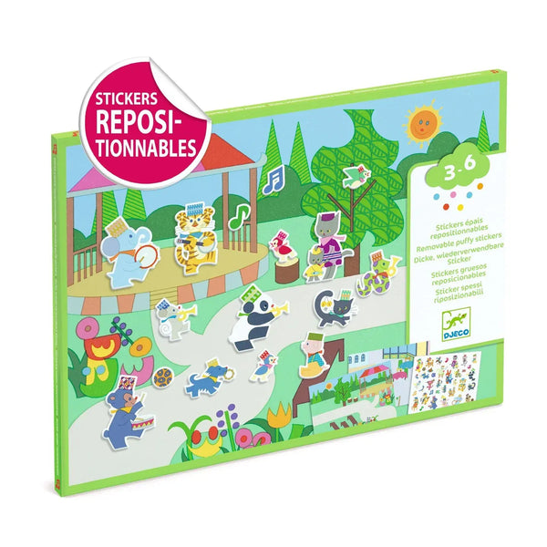 Fanfare Repositionable Stickers Djeco Lil Tulips