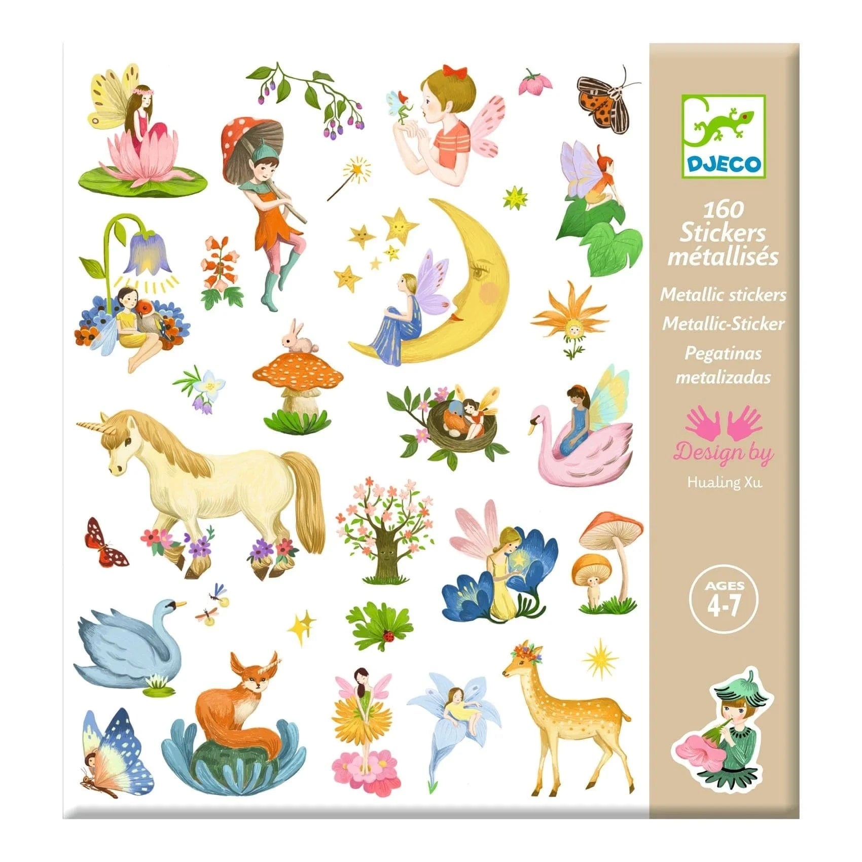 Fantasy Sticker Sheets Djeco Lil Tulips