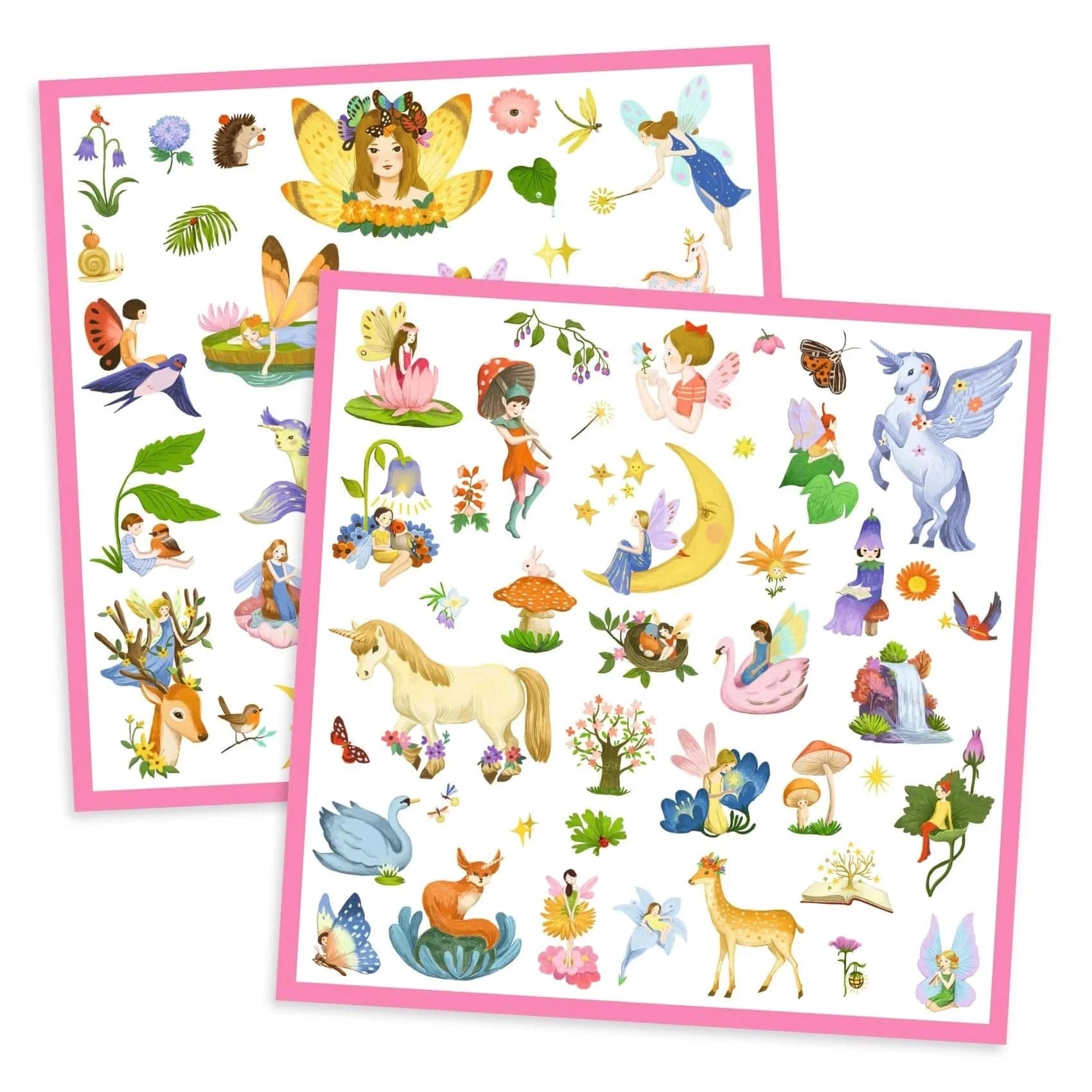 Fantasy Sticker Sheets Djeco Lil Tulips
