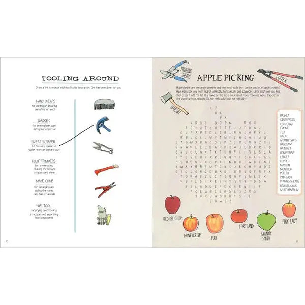Farm Anatomy Activity Book Hachette Lil Tulips