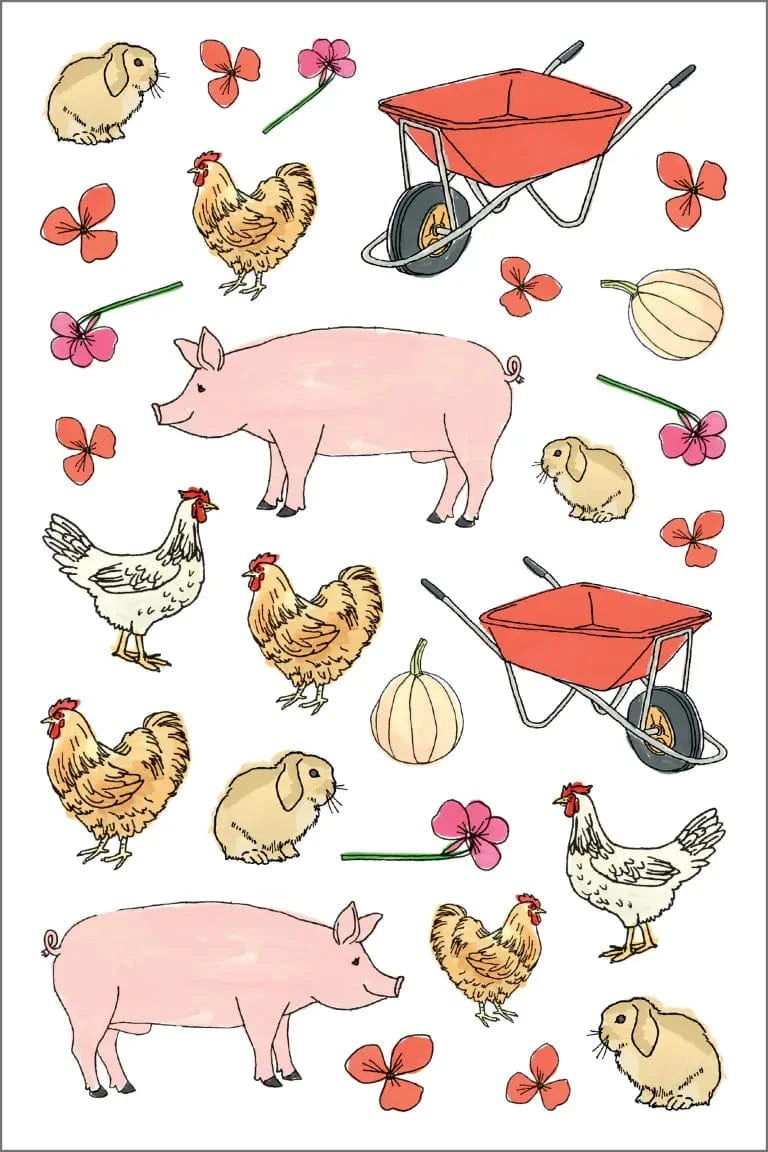 Farm Anatomy - Sticker Book Hachette Lil Tulips