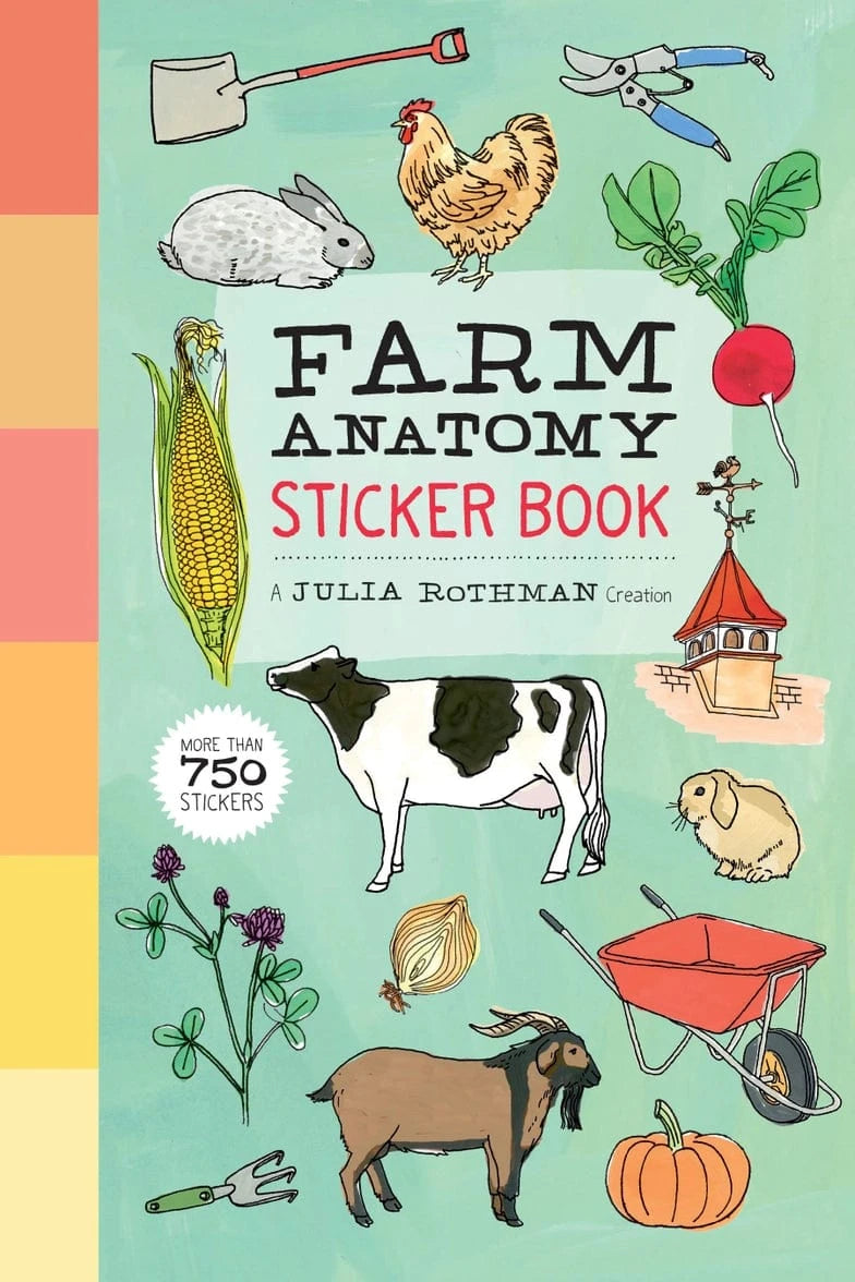 Farm Anatomy - Sticker Book Hachette Lil Tulips