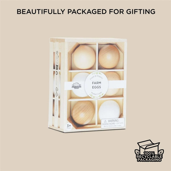 Farm Eggs Wooden Market Crate Le Toy Van Lil Tulips