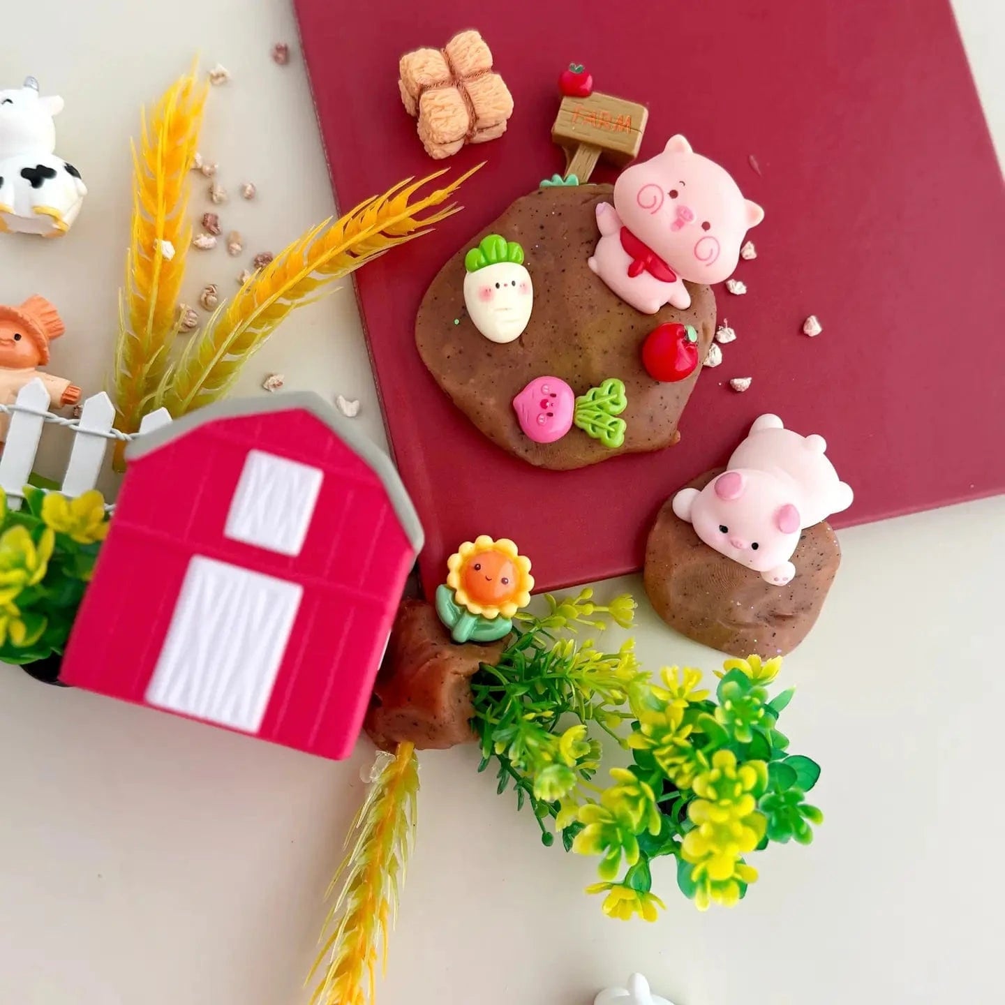 Farm Kiddough Play Kit Earth Grown KidDoughs Lil Tulips