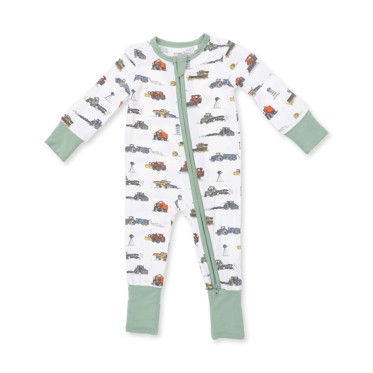 Farm Machines - Convertible Romper Angel Dear Lil Tulips