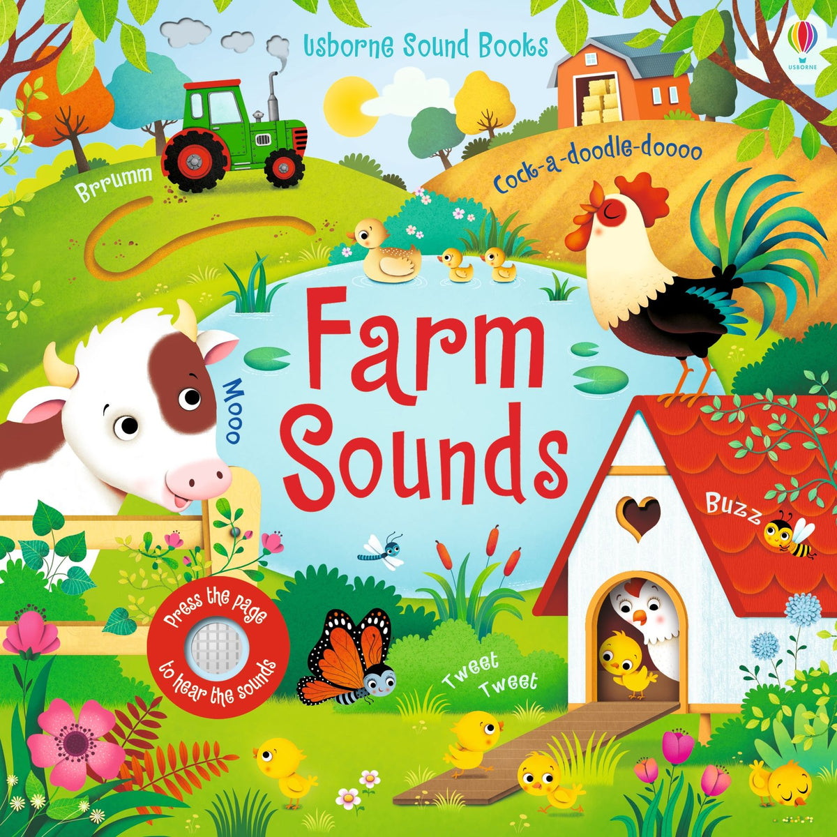 Farm Sounds — Usborne book cover