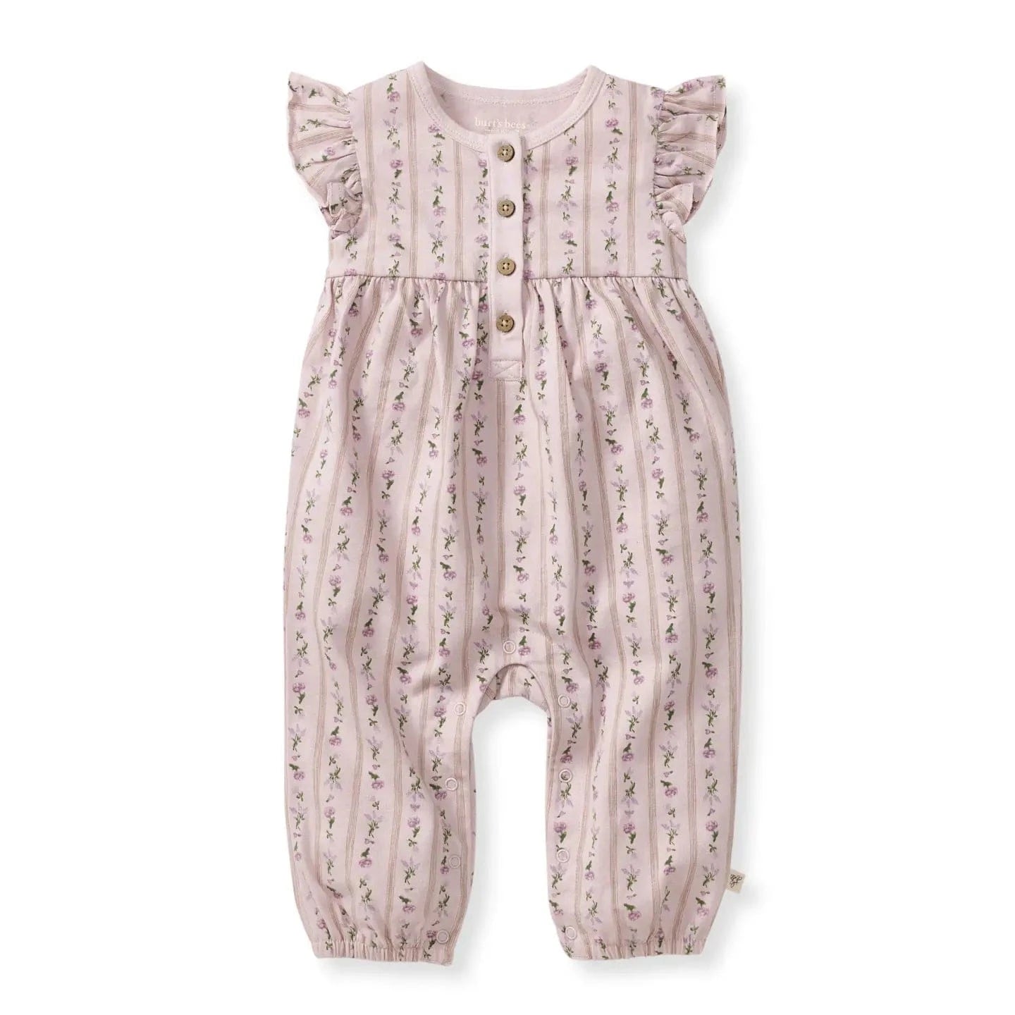Farmhouse Floral Jumpsuit Burt's Bees Baby Lil Tulips