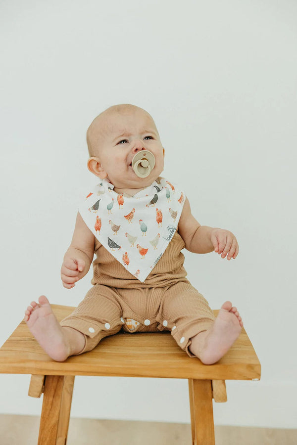 Farmstead Baby Bandana Bib Set Copper Pearl Lil Tulips