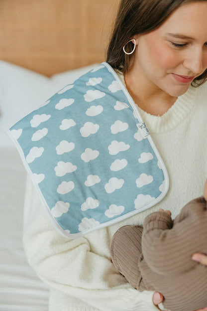 Farmstead Burp Cloth Set Copper Pearl Lil Tulips