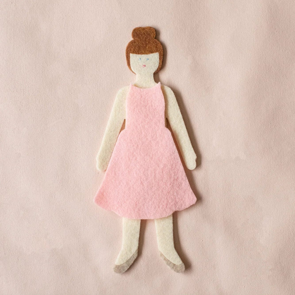 Felt Doll Starter Girl - Cinnamon lowercase toys Lil Tulips