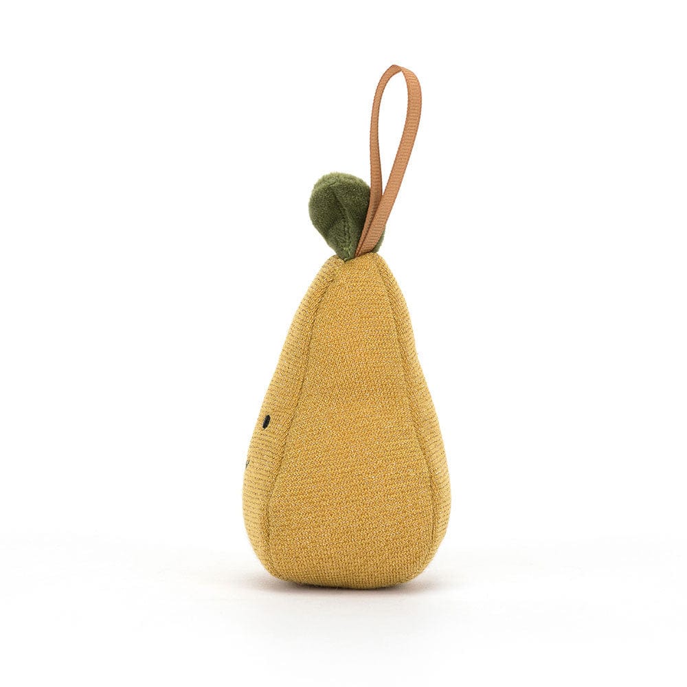 Festive Folly Pear Ornament Decoration Jellycat Stuffed Animals Lil Tulips