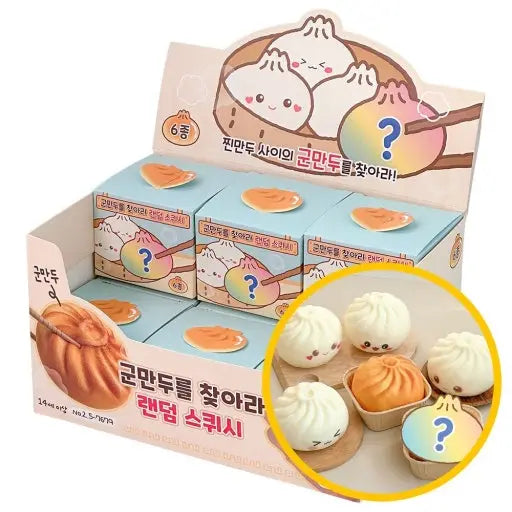 Find the Grilled Dumpling! Squishy - Styles Vary K-Wonderland Lil Tulips