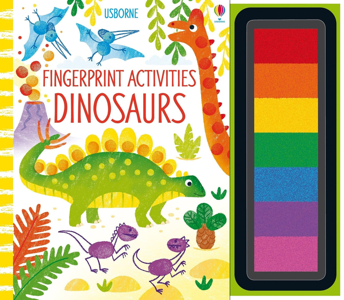 Fingerprint Activities Dinosaurs Harper Collins Children's Lil Tulips