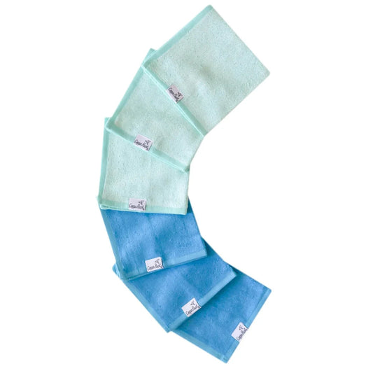 Finn Bamboo Washcloths (6 pack) Copper Pearl Lil Tulips