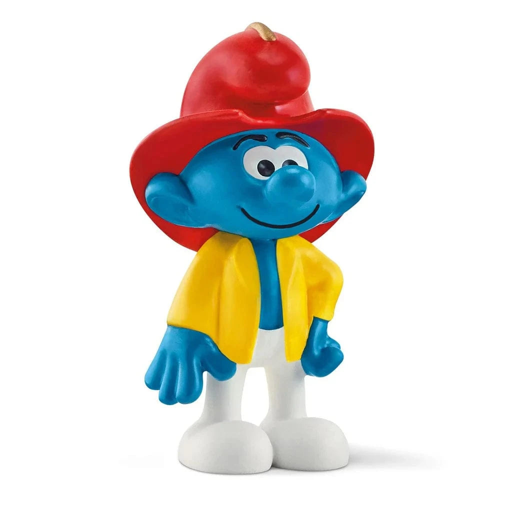 Fireman Smurf Toy Figurine Schleich Lil Tulips