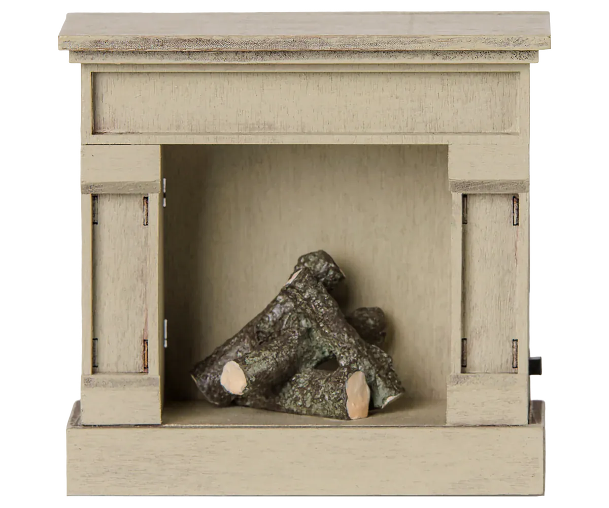 Fireplace, Mouse - Off White Maileg Lil Tulips