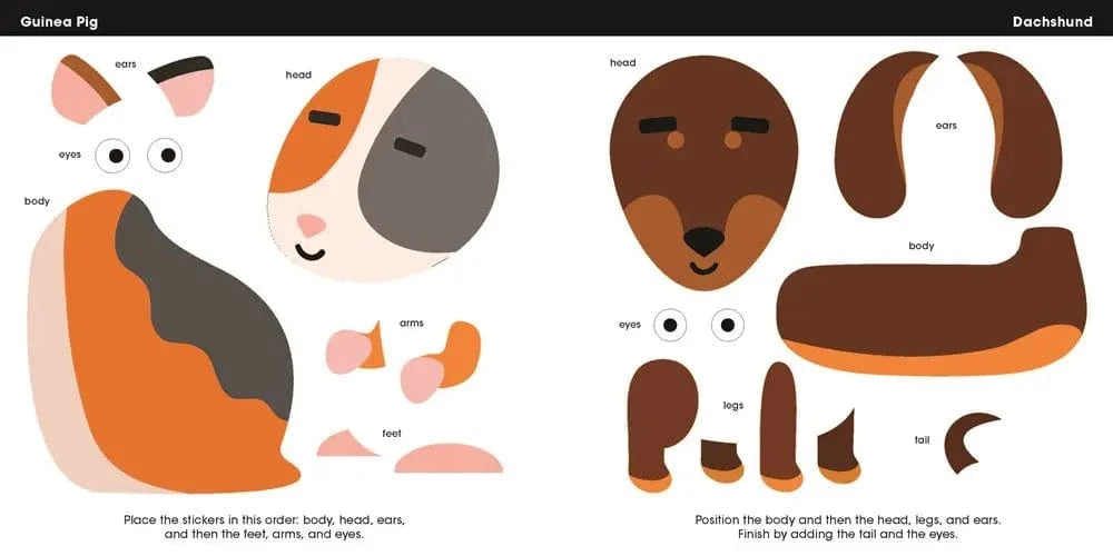 First Sticker Art: Cuddly Pets SourceBooks Lil Tulips