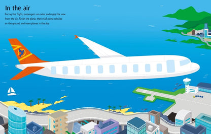 First Sticker Book Airport Harper Collins Childrens Lil Tulips
