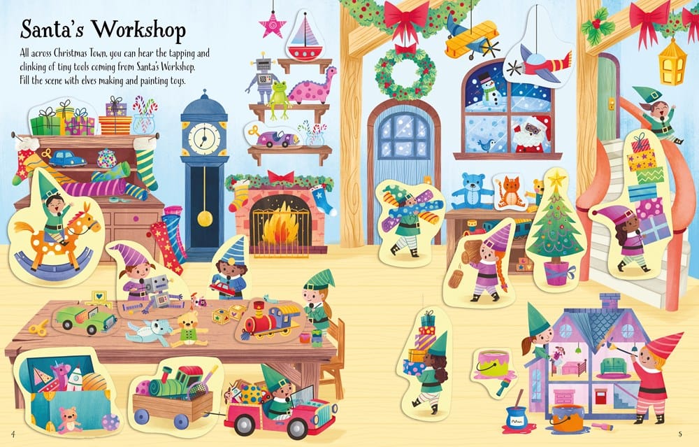First Sticker Book Christmas Harper Collins Childrens Lil Tulips