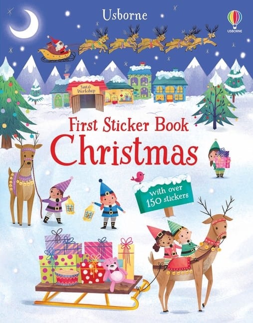 First Sticker Book Christmas Harper Collins Childrens Lil Tulips