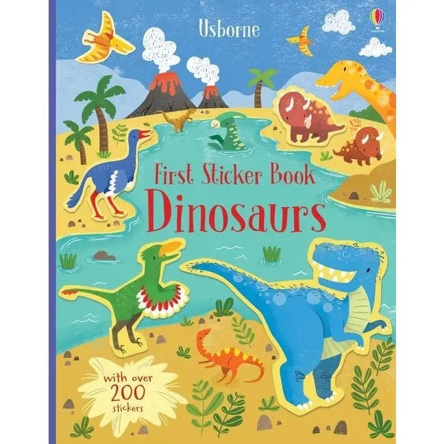 First Sticker Book Dinosaurs Harper Collins Childrens Lil Tulips