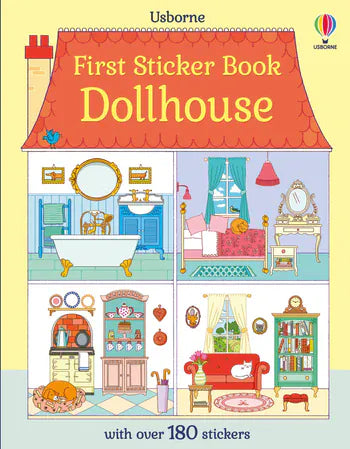 First Sticker Book Dollhouse Harper Collins Childrens Lil Tulips