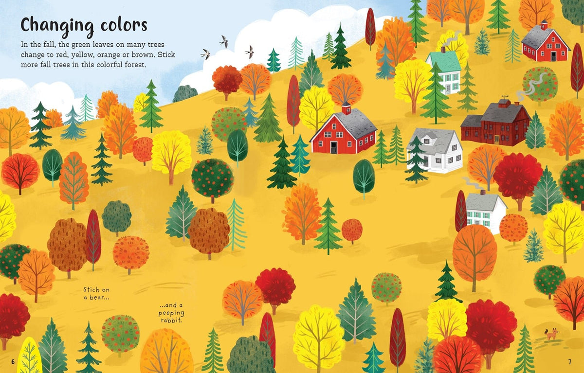 First Sticker Book Fall Harper Collins Childrens Lil Tulips