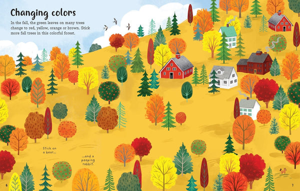 First Sticker Book Fall Harper Collins Childrens Lil Tulips