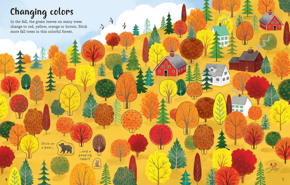 First Sticker Book Fall Harper Collins Childrens Lil Tulips