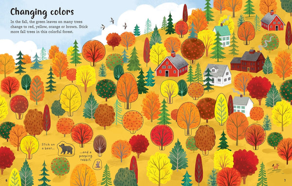 First Sticker Book Fall Harper Collins Childrens Lil Tulips