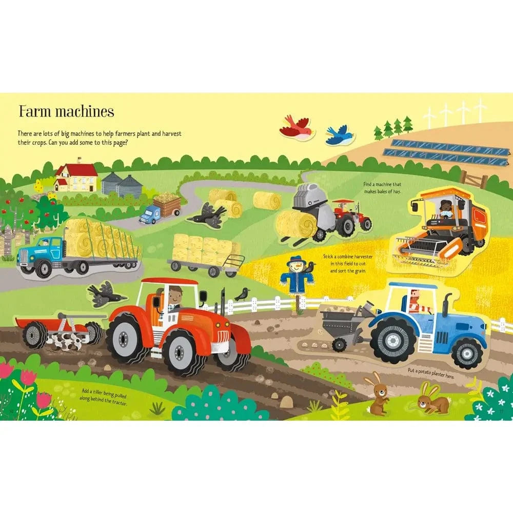 First Sticker Book Farm Harper Collins Childrens Lil Tulips