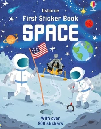First Sticker Book Space Harper Collins Childrens Lil Tulips